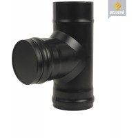 Тройник BLACK (AISI 430/0,8мм) 90* д.150 